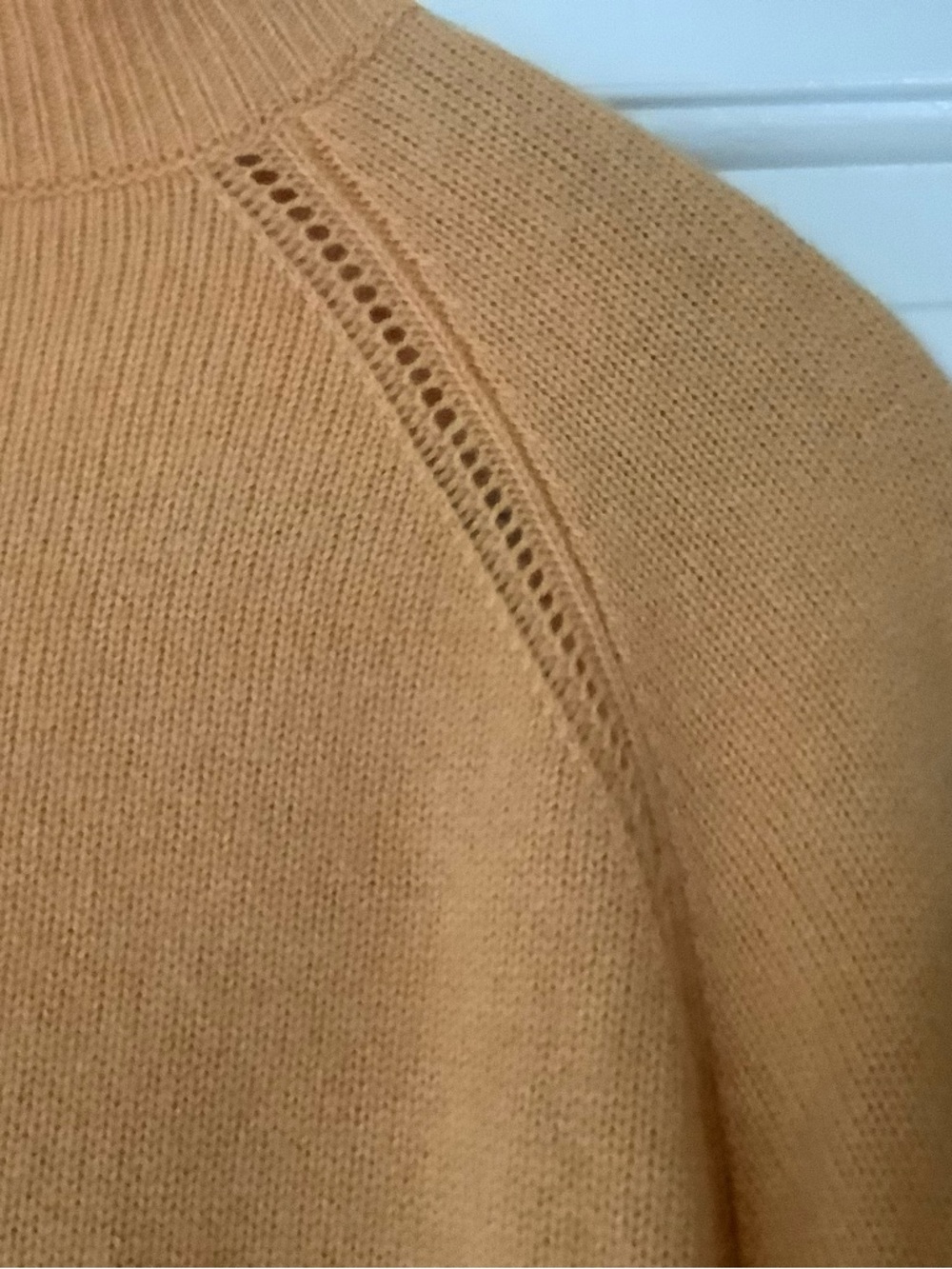 Burberry Mustard Yellow V-Neck Button cashmere cardigan - Picture 6 of 9